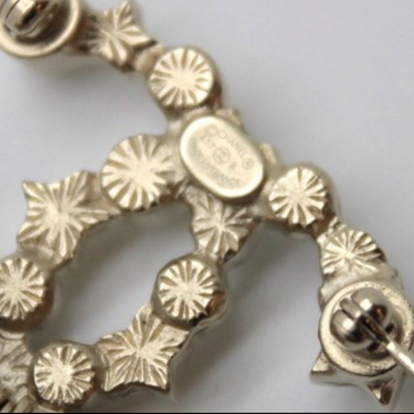 Gold Cc Star Pearls Tassel Hardware Brooch - Picture 7 of 7